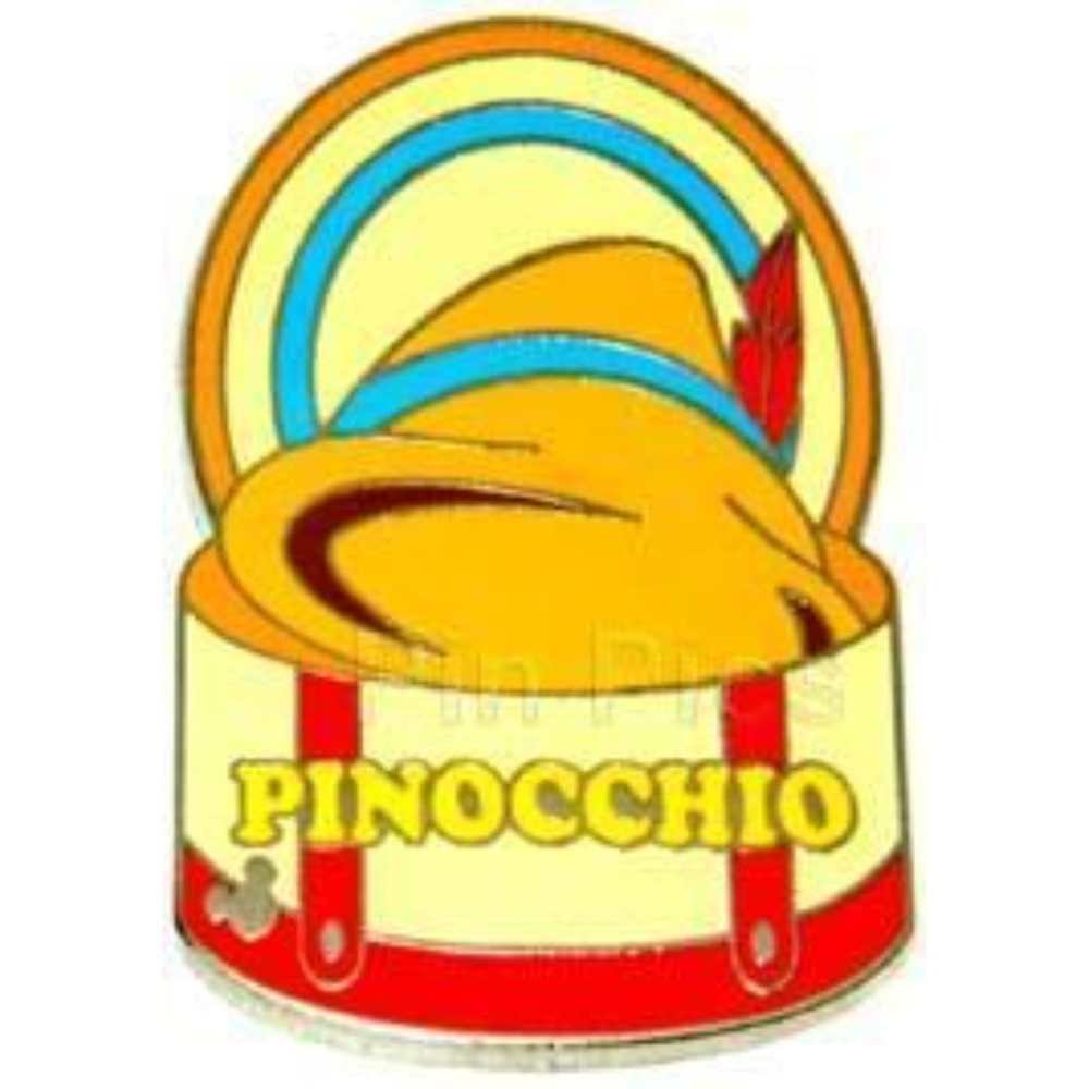 Rare‎ Disney Pin Pinocchio Hatbox Hat Artist Proof LE AP